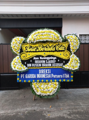 Papan Bunga Duka di Airputih
